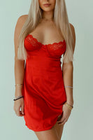 Load image into Gallery viewer, Red Bodycon Spaghetti Straps Mini Party Dress