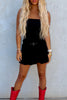 Load image into Gallery viewer, Black Spaghetti Straps Bodycon Mini Birthday Dress with Belt