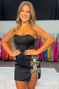 Load image into Gallery viewer, Sparkly Lilac Strapless Satin Tight Short Prom Dress with Bow