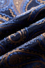 Load image into Gallery viewer, Navy Shawl Lapel One Button Embroidery Men&#39;s Party Blazer