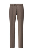 Load image into Gallery viewer, Brown 3 Piece Tweed Notched Lapel Men&#39;s Prom Suits