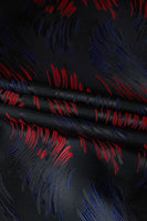 Load image into Gallery viewer, Dark Navy Shawl Lapel Embroidery One Button Men&#39;s Prom Suits