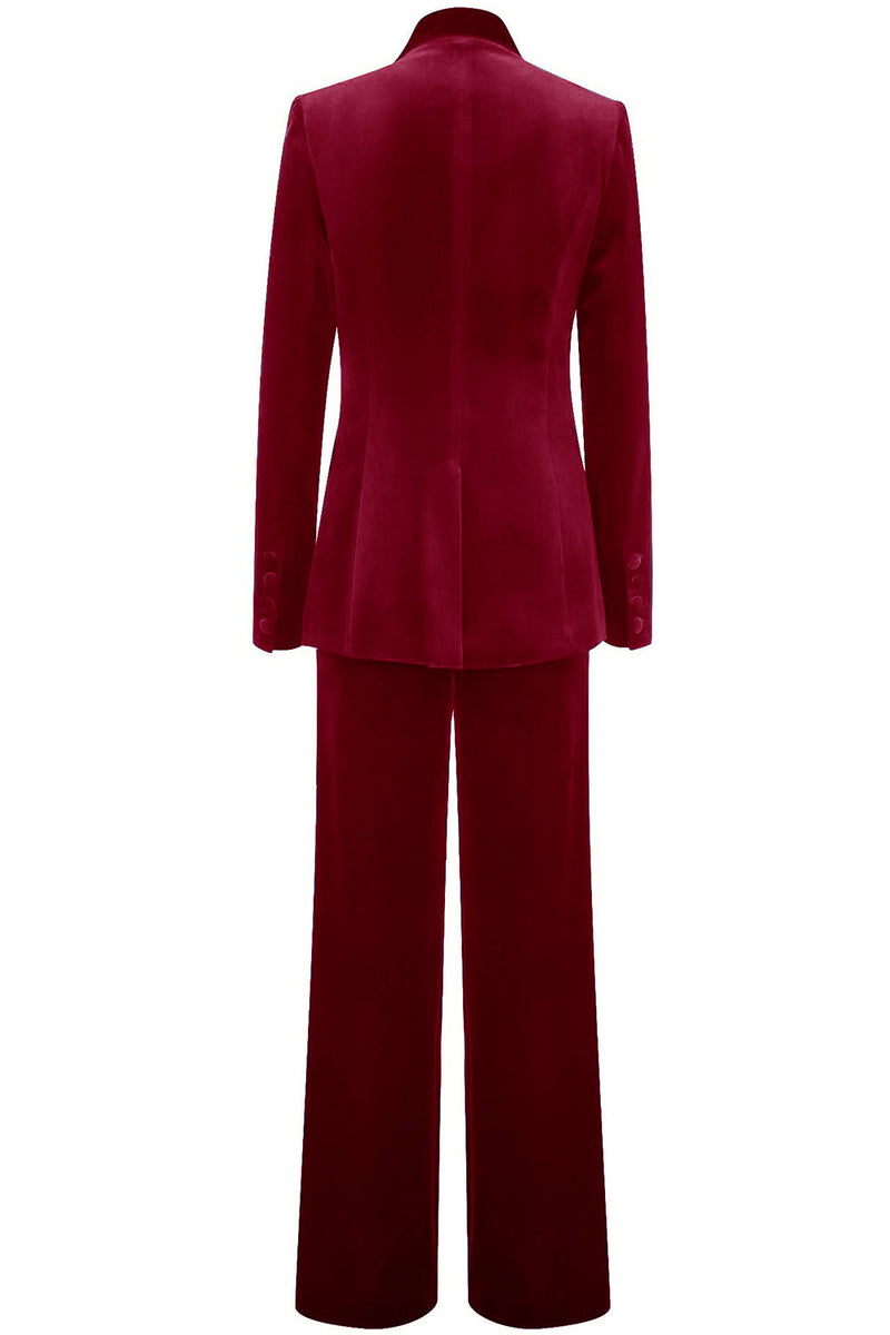 Load image into Gallery viewer, Royal Blue Velvet Single Button Women&#39;s Suits