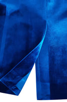 Load image into Gallery viewer, Royal Blue Velvet Single Button Women&#39;s Suits