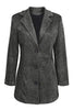 Load image into Gallery viewer, Glitter Pink Notched Lapel Women Blazer