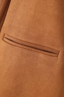 Load image into Gallery viewer, Casual Camel Shawl Lapel Open Front Women Blazer