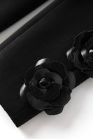 Load image into Gallery viewer, Black 2 Piece Peak Lapel Women Formal Suits