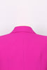 Load image into Gallery viewer, Fuchsia One Button Peak Lapel Women Suits