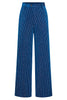 Load image into Gallery viewer, Ink Blue Notched Lapel Stripes Women Party Suits