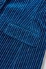 Load image into Gallery viewer, Ink Blue Notched Lapel Stripes Women Party Suits