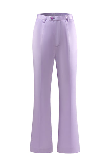 Purple 2 Pieces Peak Lapel Women Party Suits