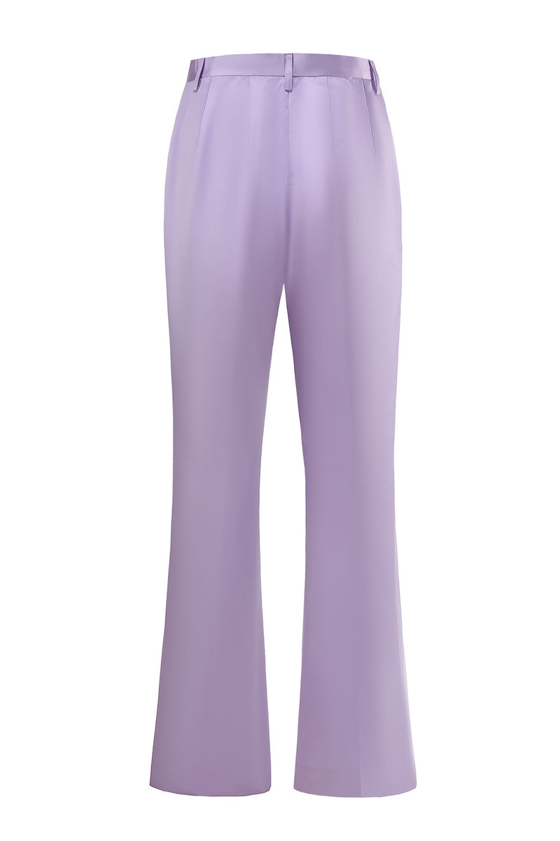 Load image into Gallery viewer, Purple 2 Pieces Peak Lapel Women Party Suits