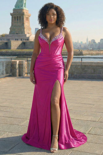 size 2x formal dresses Simple blue two pieces long prom dress, blue evening dress – shdress