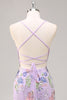 Load image into Gallery viewer, Sparkly Blue Floral Beaded Mermaid Long Prom Dress with Sequins