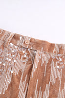 Load image into Gallery viewer, Sparkly Dusty Rose Notched Lapel 2 Pieces Sequins Women Prom Suits