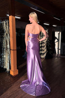 Load image into Gallery viewer, Black Sparkly Cutout Beaded Long Prom Dress with Slit