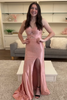 Load image into Gallery viewer, Sparkly Yellow Beaded Sweetheart Keyhole Long Prom Dress with Slit