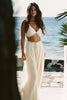 Load image into Gallery viewer, Boho 2-Piece White Sheath Deep V-Neck Engagement Dress