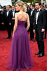 Load image into Gallery viewer, Strapless Dark Purple A Line Long Gala Dress
