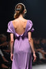Load image into Gallery viewer, Purple A Line Ruched Long Gala Dress with Short Sleeves