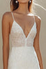 Load image into Gallery viewer, Sparkly White Sequins Mini V-Neck Graduation Dress
