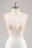 Load image into Gallery viewer, Sparkly White Sequins Mini V-Neck Bridal Shower Dress
