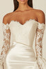 Load image into Gallery viewer, Satin Sheath Sweetheart Little White Dress with Lace