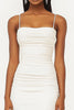 Load image into Gallery viewer, White Satin Mermaid Long Graduation Dress