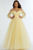 Load image into Gallery viewer, Daffodil A Line Off the Shoulder Long Plus Size Prom Dress