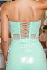 Load image into Gallery viewer, Light Green Bodycon Corset Short Prom Dress