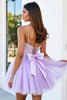 Load image into Gallery viewer, Sparkly Lilac Corset A Line Short Tulle Prom Dress