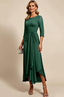 Load image into Gallery viewer, Twilight Chiffon Sheath Mother of the Bride Dress with 3/4 Sleeves
