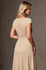 Load image into Gallery viewer, Champagne Satin A Line Mother of the Bride Dress with Ruffles