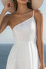 Load image into Gallery viewer, White Lace One Shoulder Short Graduation Dress
