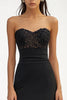 Load image into Gallery viewer, Black Sheath Sweetheart Maxi Formal Dress with Appliques