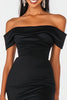 Load image into Gallery viewer, Black Mermaid Off the Shoulder Maxi Formal Dress