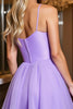 Load image into Gallery viewer, Sparkly Purple A Line Tulle Beaded Short Prom Dress