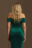 Load image into Gallery viewer, Dark Green Mermaid Off The Shoulder Long Holiday Party Dress