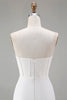 Load image into Gallery viewer, White Sweetheart Short Bodycon Beaded Prom Dress