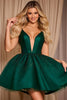 Load image into Gallery viewer, Sparkly Dark Green A Line Beaded Short Prom Dress