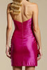Load image into Gallery viewer, Sparkly Fuchsia Short Tight Prom Dress with Sequins