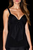 Load image into Gallery viewer, Black Spaghetti Straps Ruched A Line Short Cocktail Dress with Bow