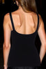 Load image into Gallery viewer, Black Spaghetti Straps Ruched A Line Short Cocktail Dress with Bow