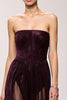 Load image into Gallery viewer, Simple Coffee Strapless Long Sheath Evening Dress