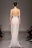Load image into Gallery viewer, Elegant Ivory Strapless Sheath Ruched Long Evening Dress