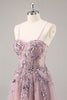 Load image into Gallery viewer, Sparkly Green Corset Sweetheart Long Prom Dress with Appliques