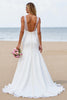 Load image into Gallery viewer, Ivory Satin Mermaid Backless Sweep Train Wedding Dress