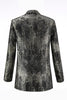 Load image into Gallery viewer, 2 Piece Peak Lapel Black and Gold Women Prom Suits