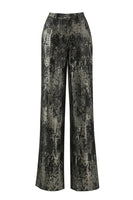 Load image into Gallery viewer, 2 Piece Peak Lapel Black and Gold Women Prom Suits