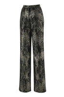 Load image into Gallery viewer, 2 Piece Peak Lapel Black and Gold Women Prom Suits